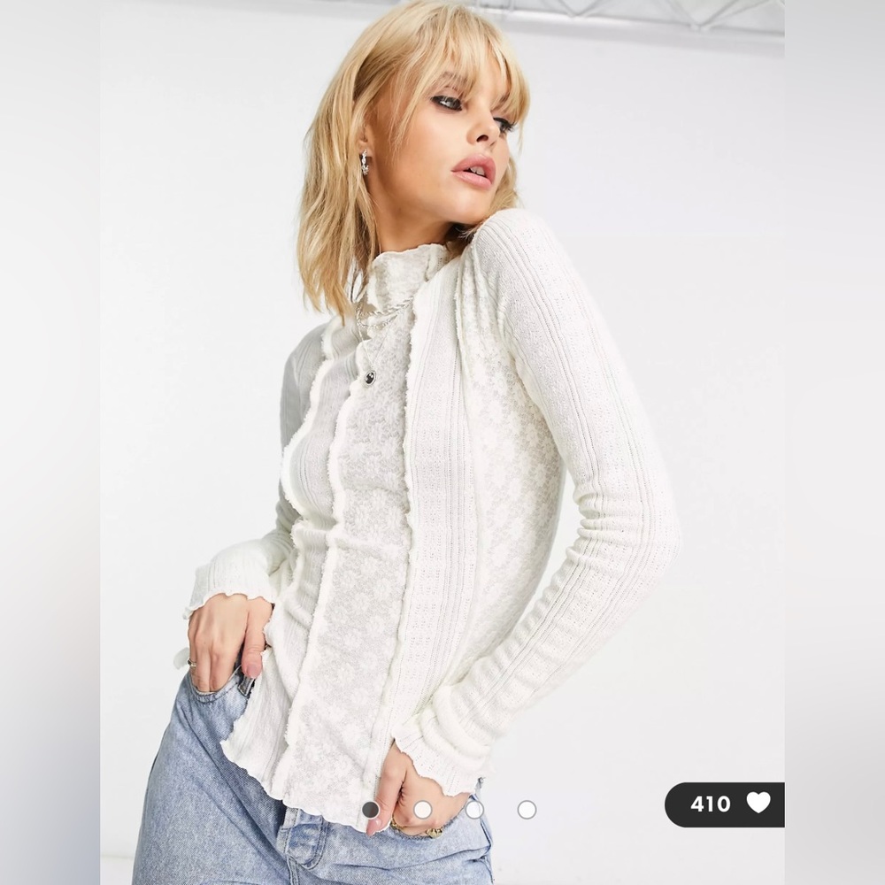 NWT FREE PEOPLE Gardenia Lula Top size XS - Picture 1 of 11